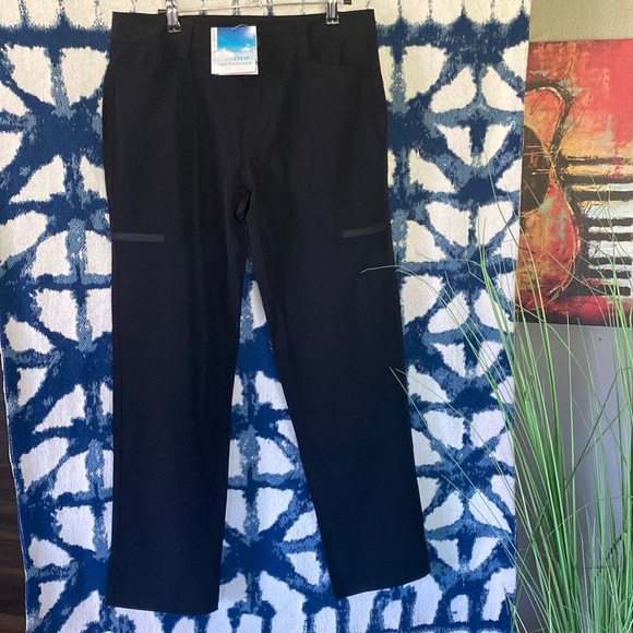 Willit black size 8 UPF performance pants with pockets - Picture 1 of 15